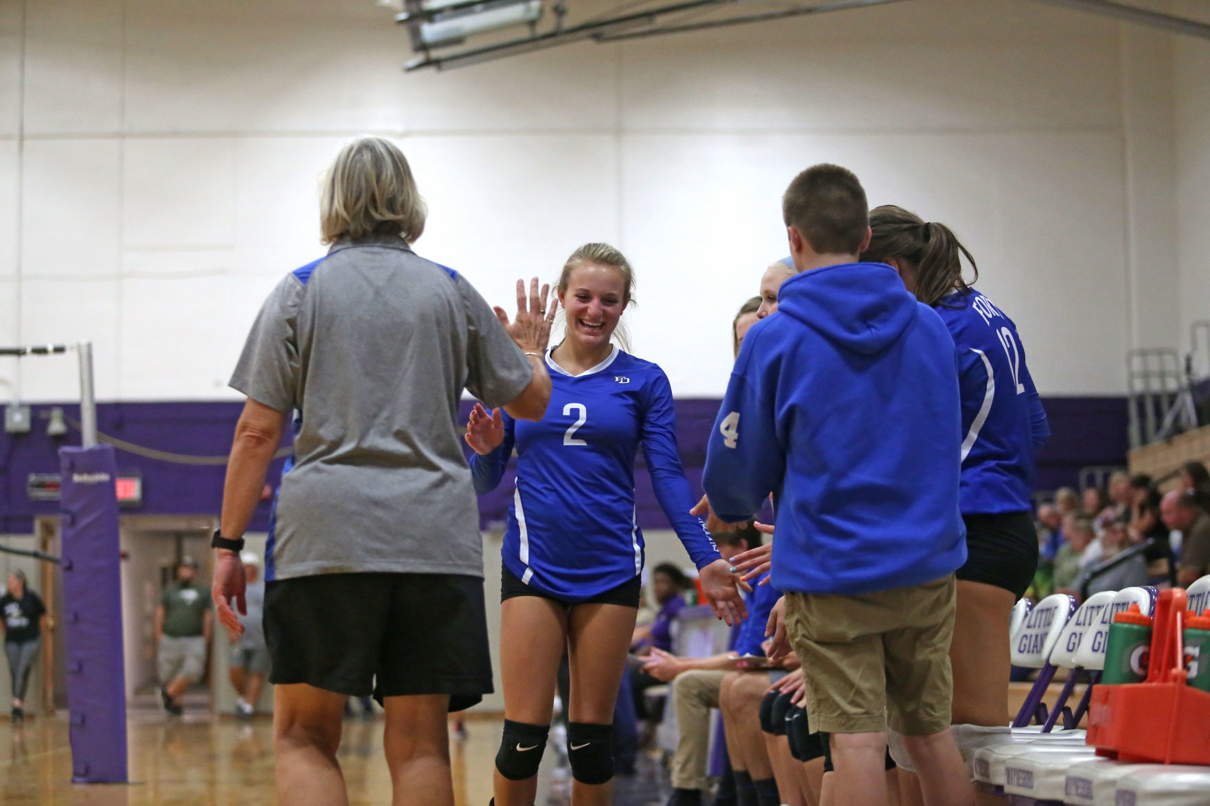 WHS vs FDHS volleyball